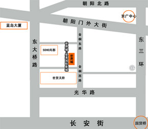 北京世界城星美国际影城地图