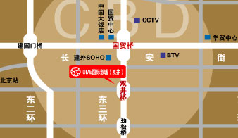 北京华星电影院双井店地图